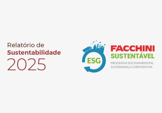Capa do Relatório de Sustentabilidade 2025 da Facchini