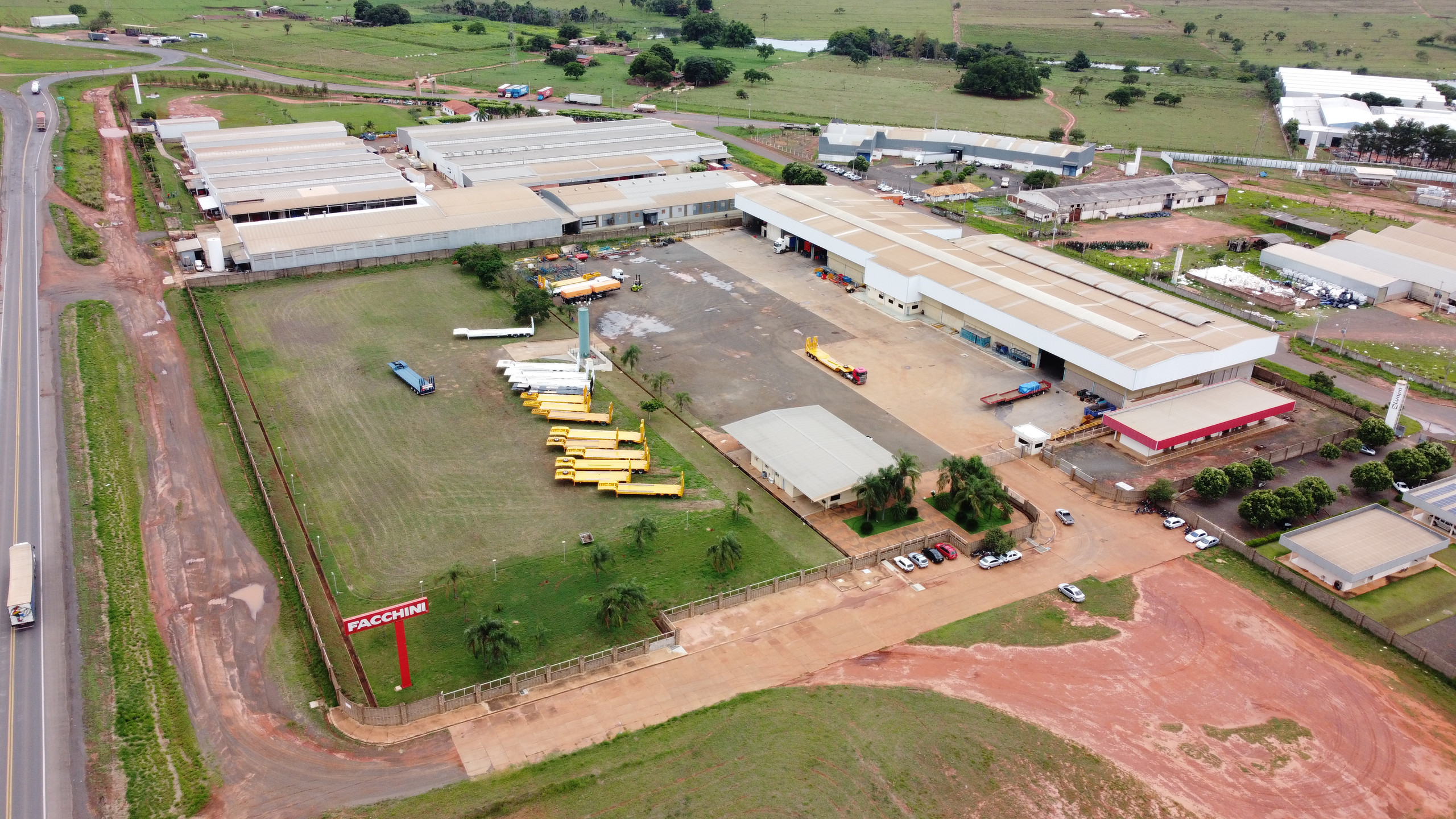 Vista da Fábrica Facchini Aparecida do Taboado